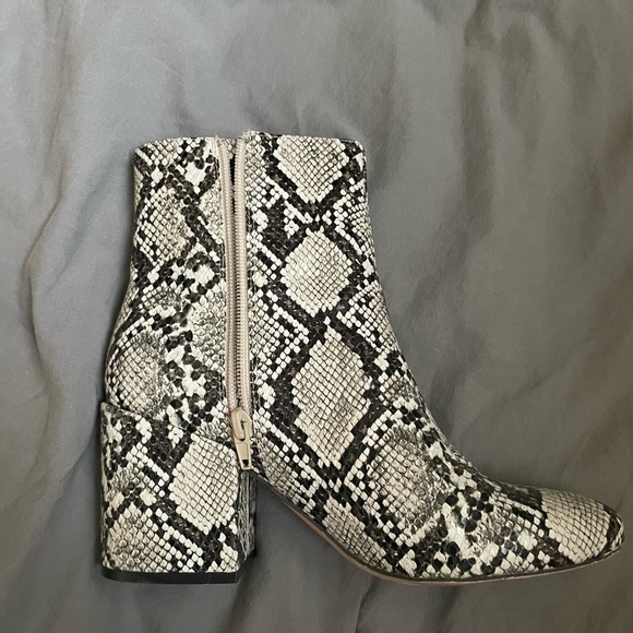 Snakeskin Booties - Picture 2 of 3